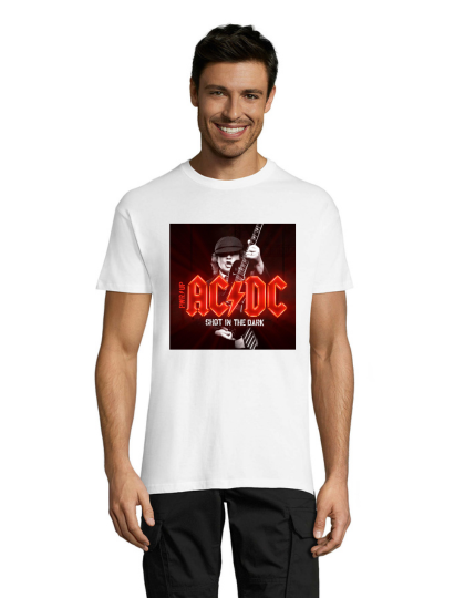 AC DC 2 white men's t-shirt 3XS