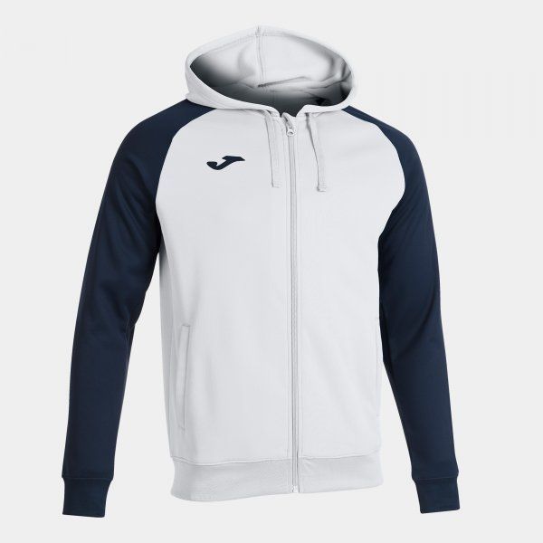 ACADEMY IV ZIP-UP HOODIE WHITE NAVY S