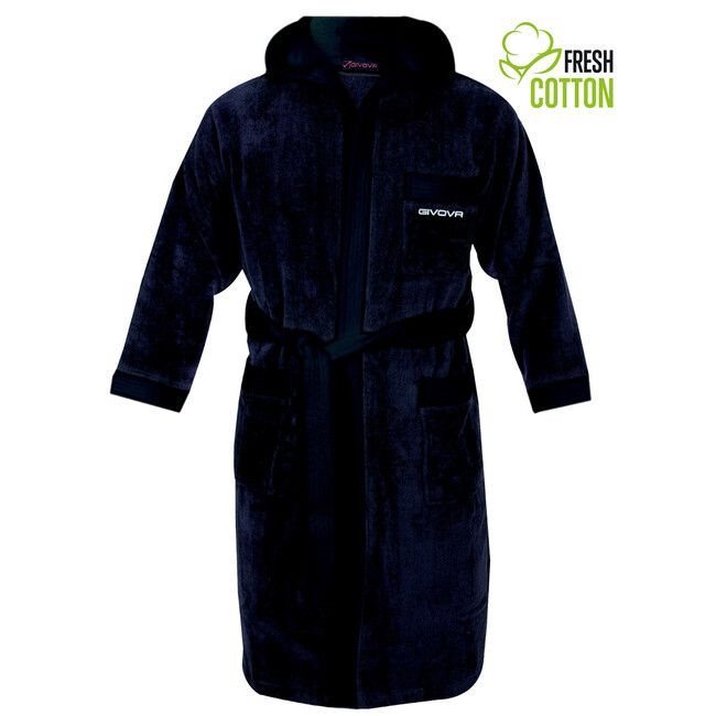 ACCAPPATOIO SPUGNA CINIGLIATO bathrobe blue S