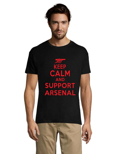 Arsenal 10 black men's t-shirt L