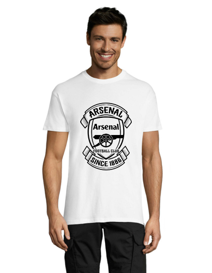 Arsenal 2 white men's t-shirt 2XS