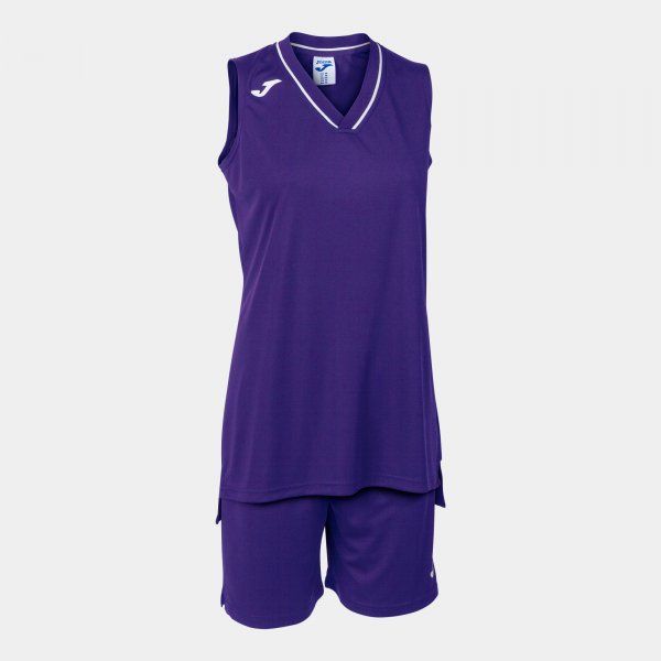 CAMPUS II ATLANTA TWO-PIECE SET basketbalový set fialová biela M