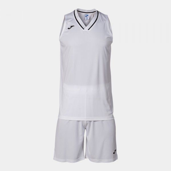 ATLANTA TWO-PIECE SET basketbalový set biela čierna XL