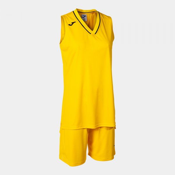 CAMPUS II ATLANTA TWO-PIECE SET basketbalový set žltá čierna S