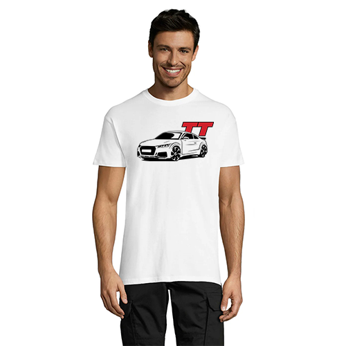 Audi TT men's t-shirt white 3XS