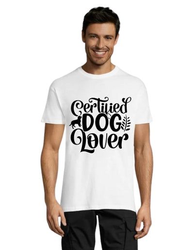 Certified Dog Lover men's t-shirt black 2XL