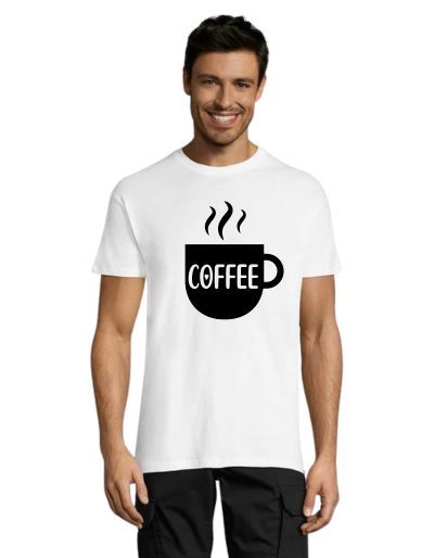 Coffee 2 men's t-shirt white 2XL
