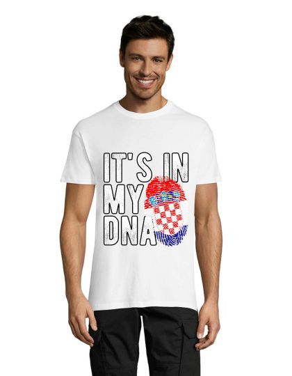 Croatia - It's in my DNA men's shirt white L
