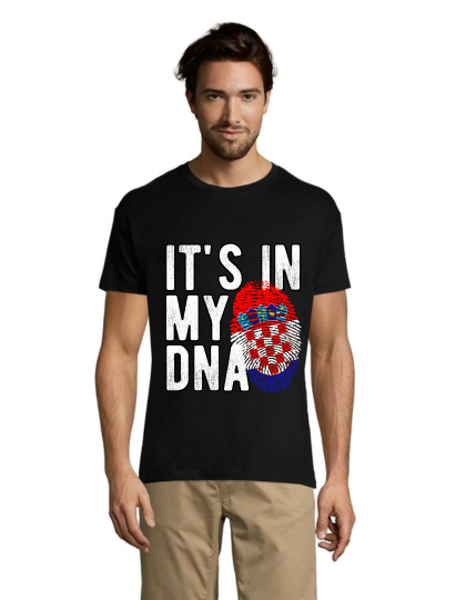 Croatia - It's in my DNA men's shirt black 2XL