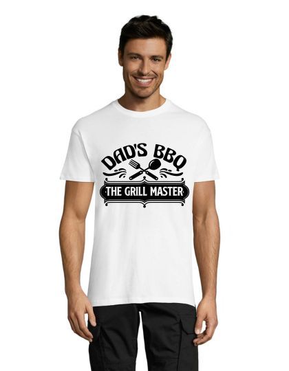 Dad's BBQ - Grill Master men's t-shirt white 2XS