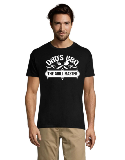 Dad's BBQ - Grill Master men's t-shirt black 2XL