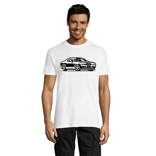 Dodge men's t-shirt white 3XL
