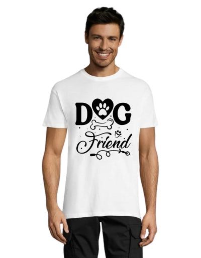 Dog friend men's t-shirt black 2XL