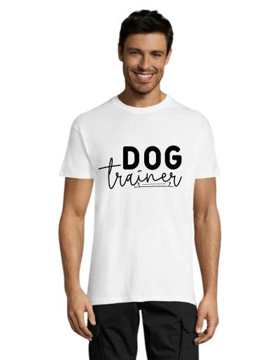 Dog trainer men's t-shirt black 2XL