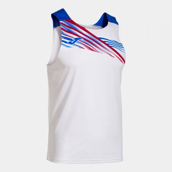 ELITE X SLEEVELESS SHIRT športové tielko biela azúrová S