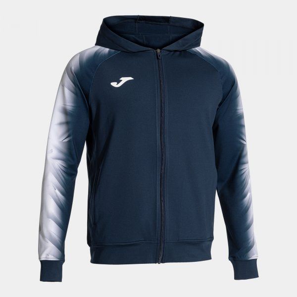 ELITE XI ZIP-UP HOODIE NAVY WHITE M