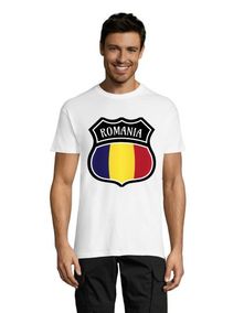 Emblem Romania men's shirt white XL