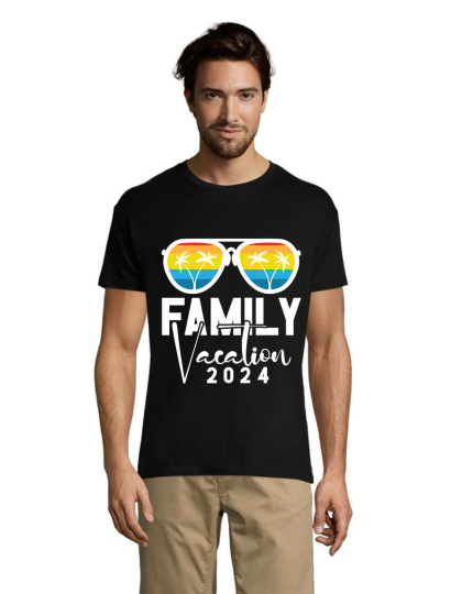 Family Vacation 2024 men's t-shirt black 2XL