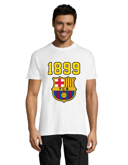 FC Barcelona 5 white men's t-shirt 2XS