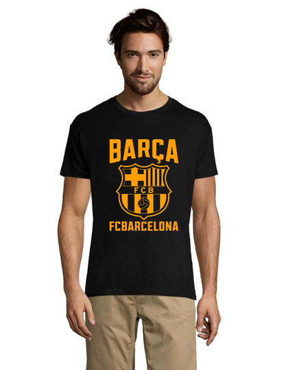 FC Barcelona 6 black men's t-shirt L