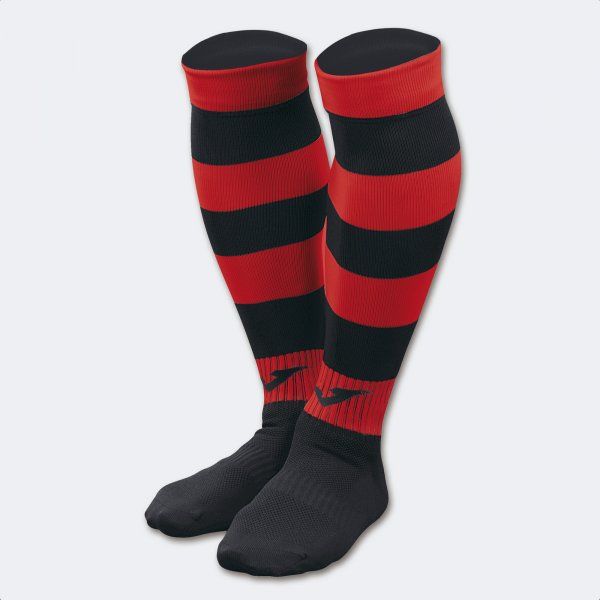 ZEBRA II MID-CALF FOOTBALL SOCKS (4 PCS) boots / socks black red S18