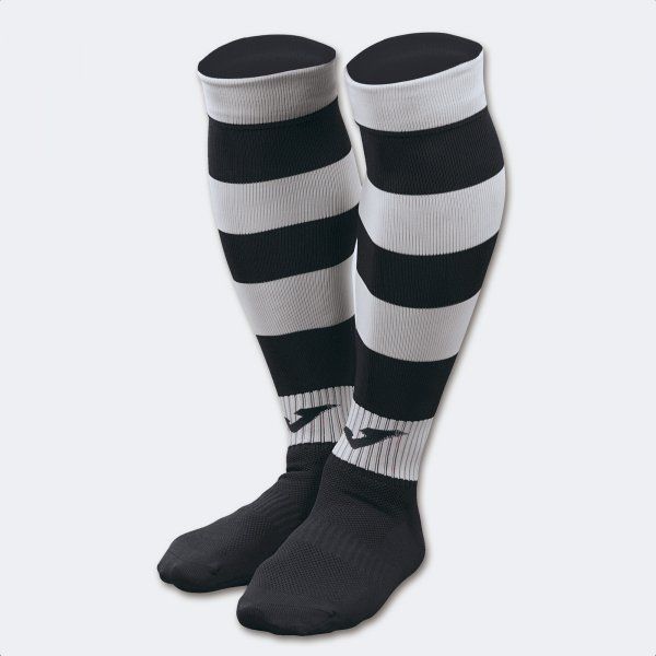 ZEBRA II MID-CALF FOOTBALL SOCKS (4 PCS) boots / socks black white S17