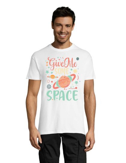 Give me some space men's T-shirt white L