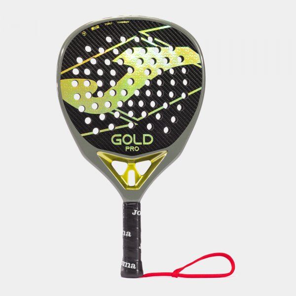 GOLD PRO PADDLE RACKET GREEN YELLOW ONE SIZE