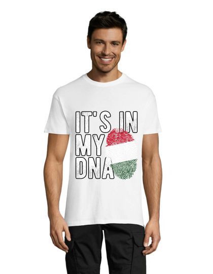 Hungary - It's in my DNA men's shirt white M