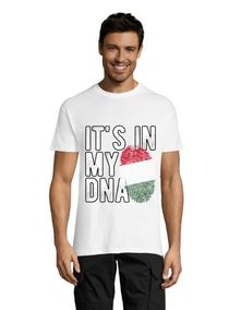 Hungary - It's in my DNA men's shirt white S
