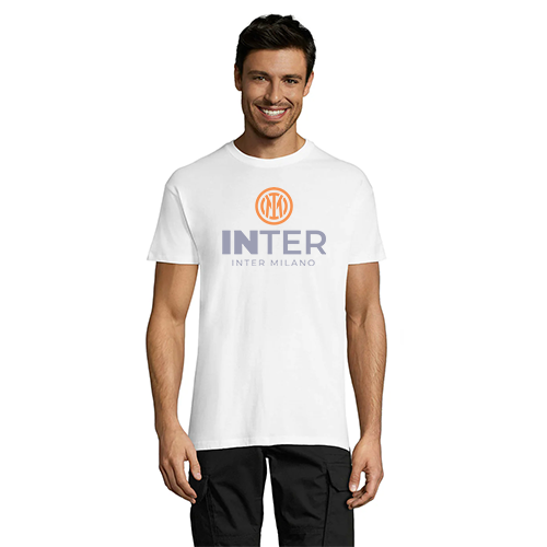 Inter Milano 2 white men's t-shirt 2XS