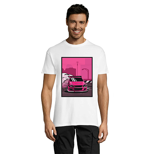 Japanese - Drifting Car men's t-shirt white 3XL