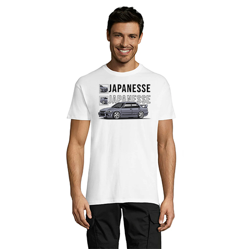 Japanese Japanese men's t-shirt black 2XS