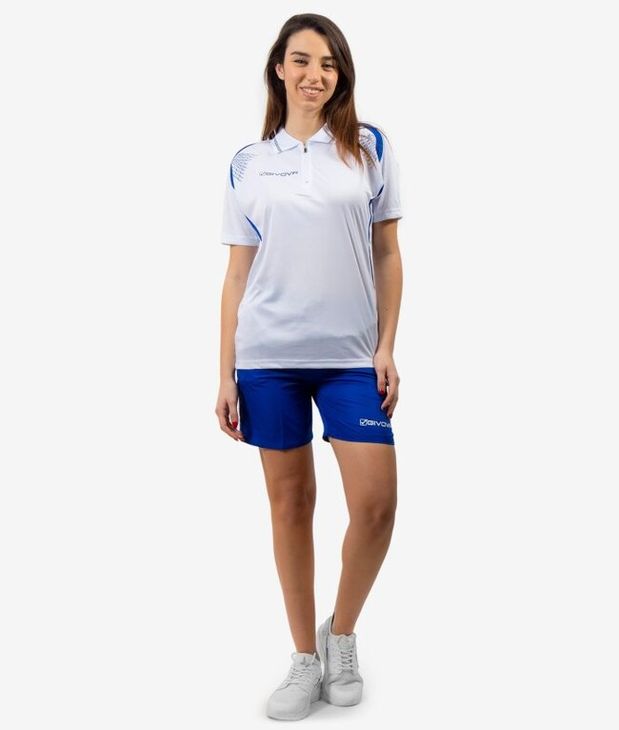 KIT EASY jersey white/azure blue XS