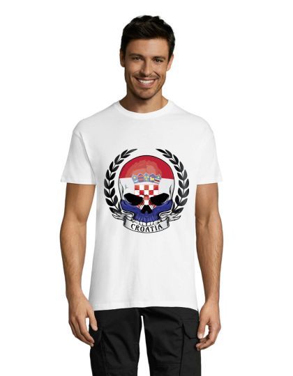 Scull Croatia men's shirt white 2XL