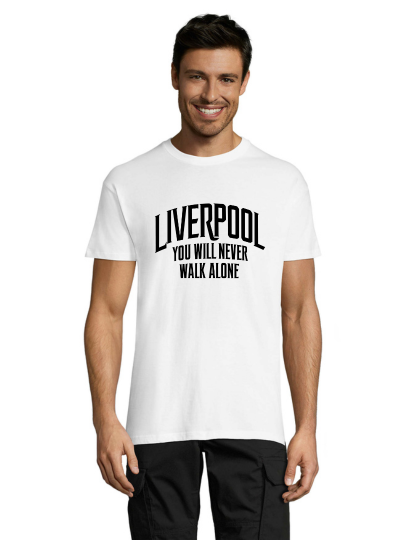 Liverpool 1 white men's t-shirt 2XL