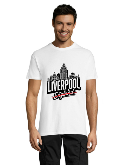 Liverpool 3 white men's t-shirt 2XS