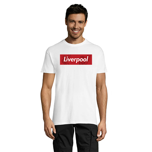 Liverpool 6 white men's t-shirt 2XS