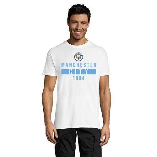 Manchester City 2 white men's t-shirt 2XS