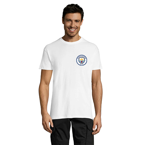 Manchester City men's shirt white L
