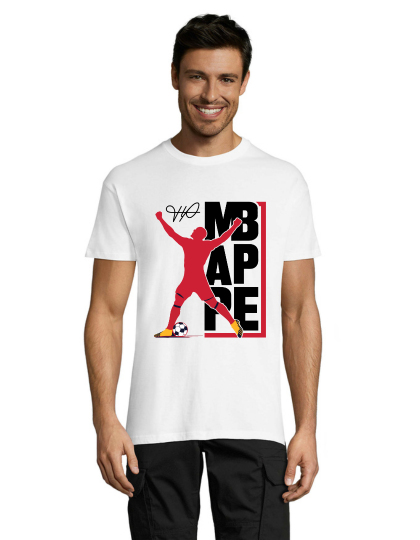 Mbappe 1 white men's t-shirt 2XS