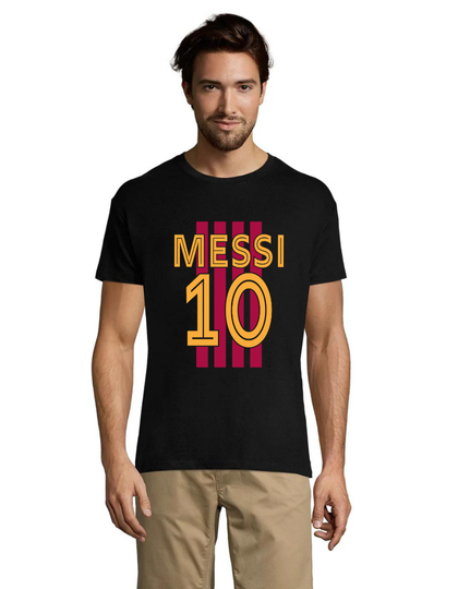 Messi 1 black men's t-shirt L