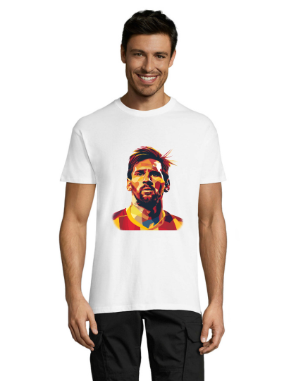 Messi 2 white men's t-shirt 2XS