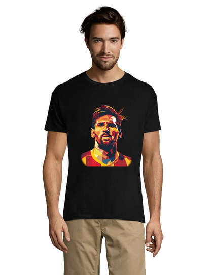 Messi 2 black men's t-shirt L