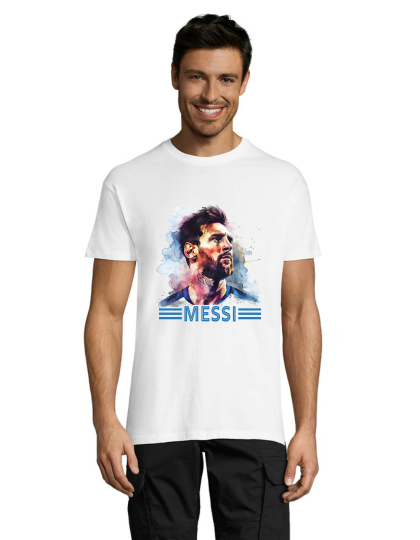 Messi 3 white men's t-shirt 2XS