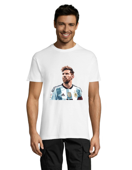 Messi 4 white men's t-shirt 2XS