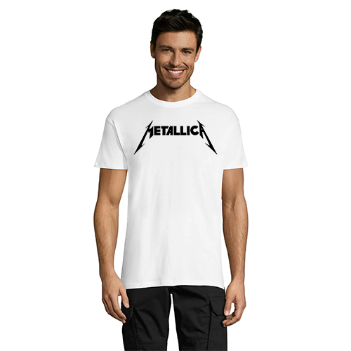 Metallica men's t-shirt white 4XL