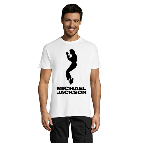 Michael Jackson men's t-shirt white 2XS