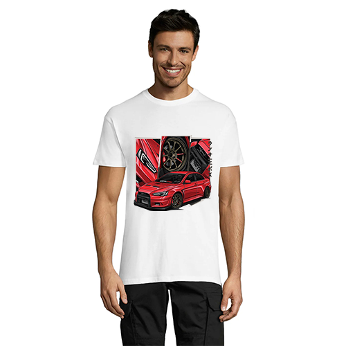 Mitsubishi Lancer EVO men's t-shirt black 3XS