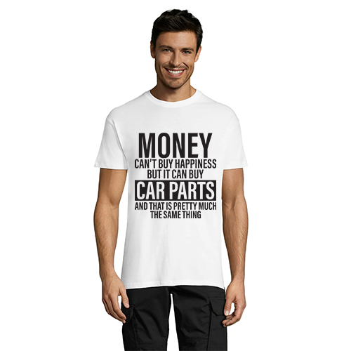 Money Can't Buy Happiness men's t-shirt black 2XL